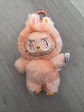 LABUBU the monsters orange plush pendant